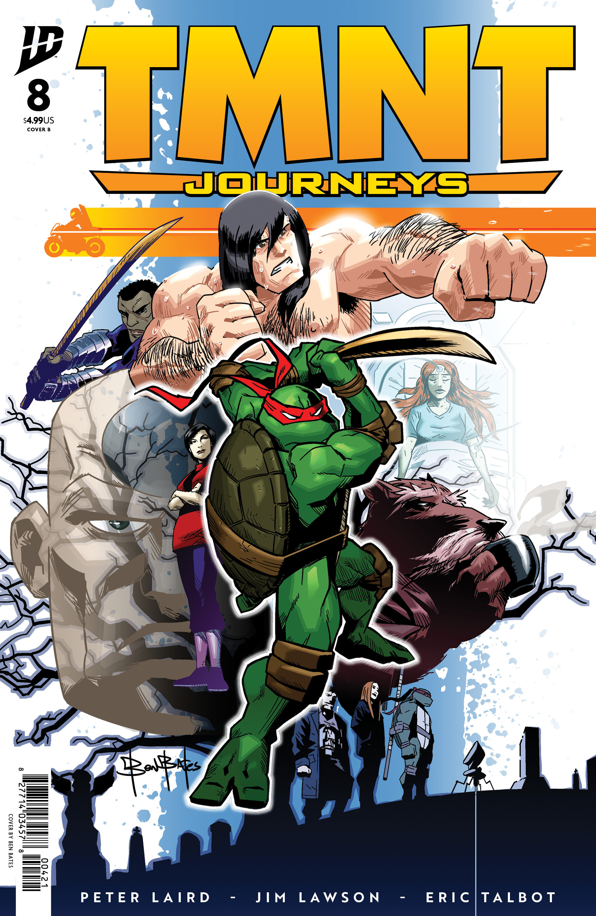 Variant Cover for Teenage Mutant Ninja Turtles: Journeys #8