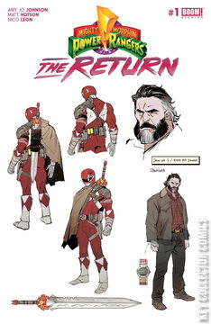 Variant Cover for Mighty Morphin Power Rangers: The Return #1