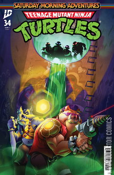 Variant Cover for Teenage Mutant Ninja Turtles: Saturday Morning Adventures #34