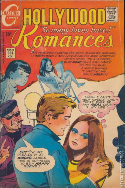 Hollywood Romances #55 Published October 1970 | Key Col