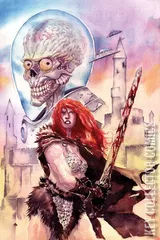 Variant Cover for Mars Attacks / Red Sonja #1