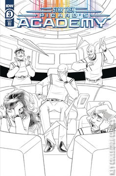 Variant Cover for Star Trek: Picard's Academy #3