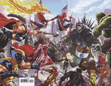 Godzilla Destroys the Marvel Universe #1
