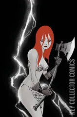 Variant Cover for Red Sonja: Black, White, Red #5