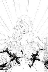 Variant Cover for Red Sonja Attacks Mars #3