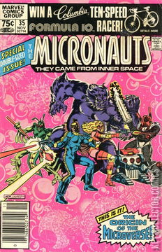 Variant Cover for Micronauts #35