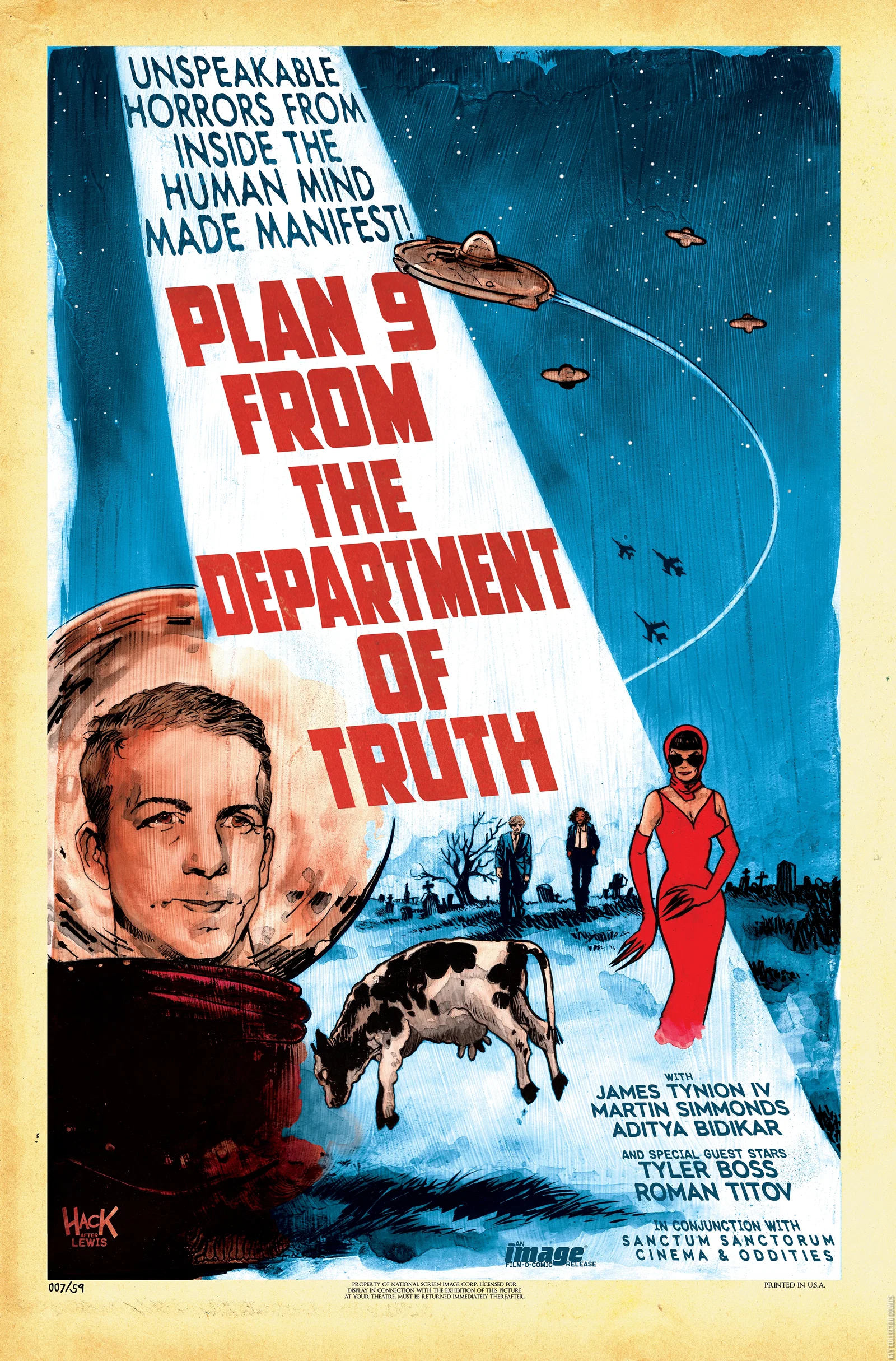 Department of Truth #15 - Miguel Mercado Exclusive Movie Poster Variant