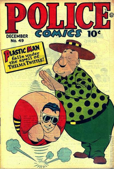 Library Police Comic Police Comics #49 Published December 1945 | Key Collect