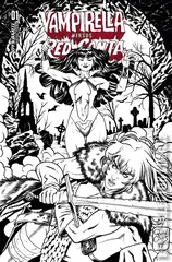 Variant Cover for Vampirella Versus Red Sonja #1