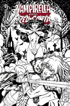 Variant Cover for Vampirella vs. Red Sonja #1