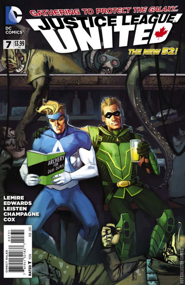 Justice League United #7 Published December 2014 | Key