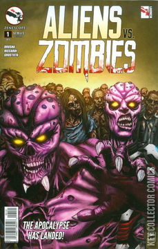 Variant Cover for Aliens vs. Zombies #1
