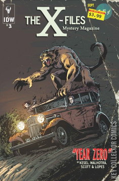 Variant Cover for The X-Files: Year Zero #3