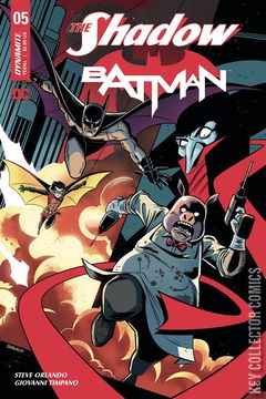 Variant Cover for The Shadow / Batman #5