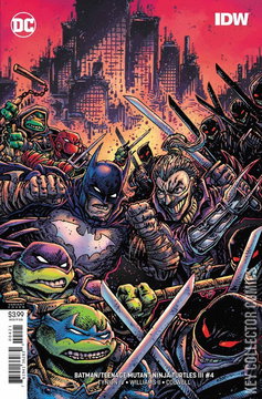 Variant Cover for Batman / Teenage Mutant Ninja Turtles #4