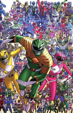 Variant Cover for Mighty Morphin Power Rangers #25