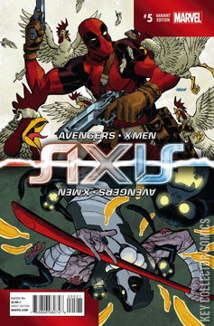 Variant Cover for Avengers / X-Men Axis #5