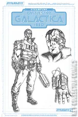 Variant Cover for Battlestar Galactica: Steampunk 1880 #4
