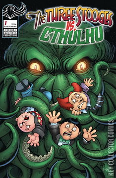 Variant Cover for The Three Stooges vs. Cthulhu #1
