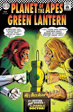 Variant Cover for Planet of the Apes / Green Lantern #2