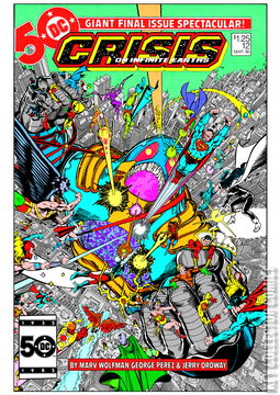Variant Cover for Crisis on Infinite Earths #12