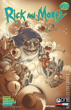 Variant Cover for Rick and Morty #10