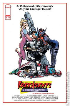 Variant Cover for Free Agents #4