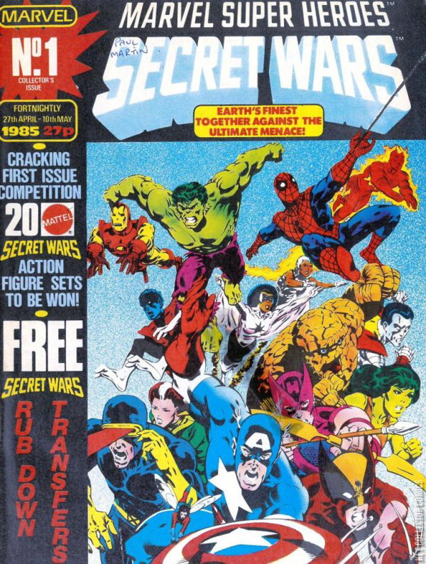 Marvel Super Heroes Secret Wars by Marvel UK | Key Collector Comics