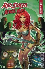 Variant Cover for Red Sonja Attacks Mars #3