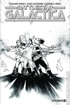 Variant Cover for Battlestar Galactica #4