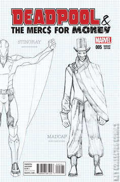 Variant Cover for Deadpool and the Mercs for Money #5