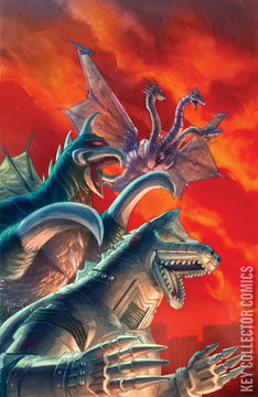 Variant Cover for Godzilla: Here There Be Aliens #4