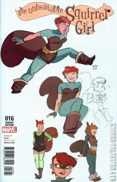 Variant Cover for Unbeatable Squirrel Girl II #16