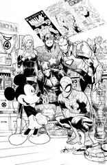 Variant Cover for Marvel Comics #1000