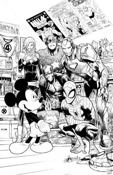 Variant Cover for Marvel Comics #1000