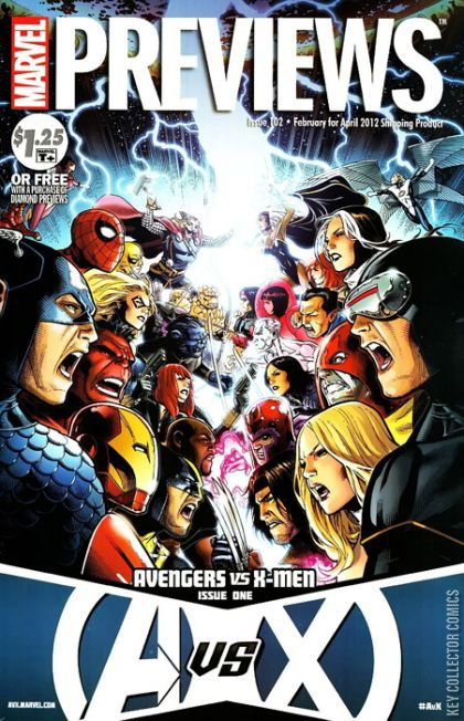 Marvel Previews #102 Published February 2012 | Key Coll