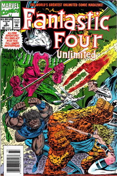 Variant Cover for Fantastic Four Unlimited #3