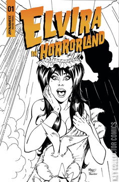 Variant Cover for Elvira In Horrorland #1