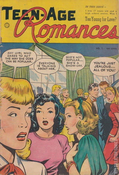 Teen-Age Romances By Superior | Key Collector Comics