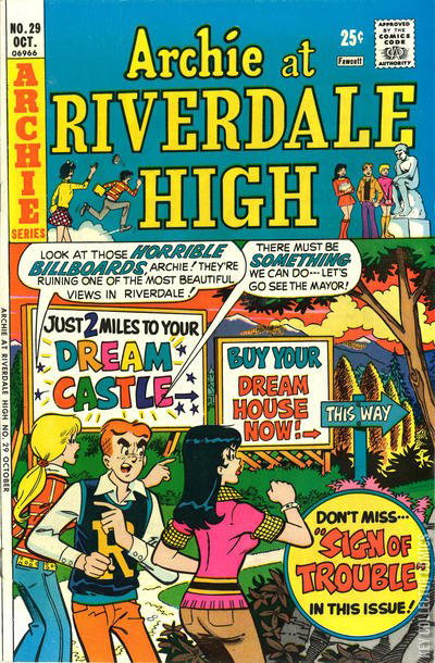 Archie at Riverdale High #29 Published October 1975 | K