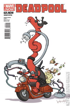 Variant Cover for Deadpool #25.NOW