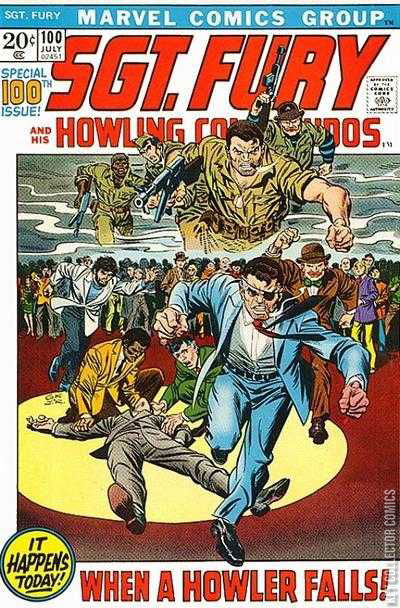 Cover art for Sgt. Fury and His Howling Commandos #100