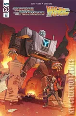 Variant Cover for Transformers / Back to the Future #2