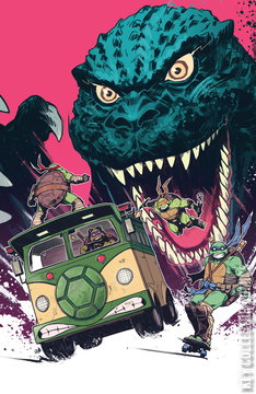 Variant Cover for Teenage Mutant Ninja Turtles x Godzilla #3