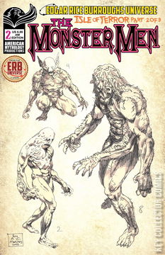 Variant Cover for Monster Men: Isle of Terror #2