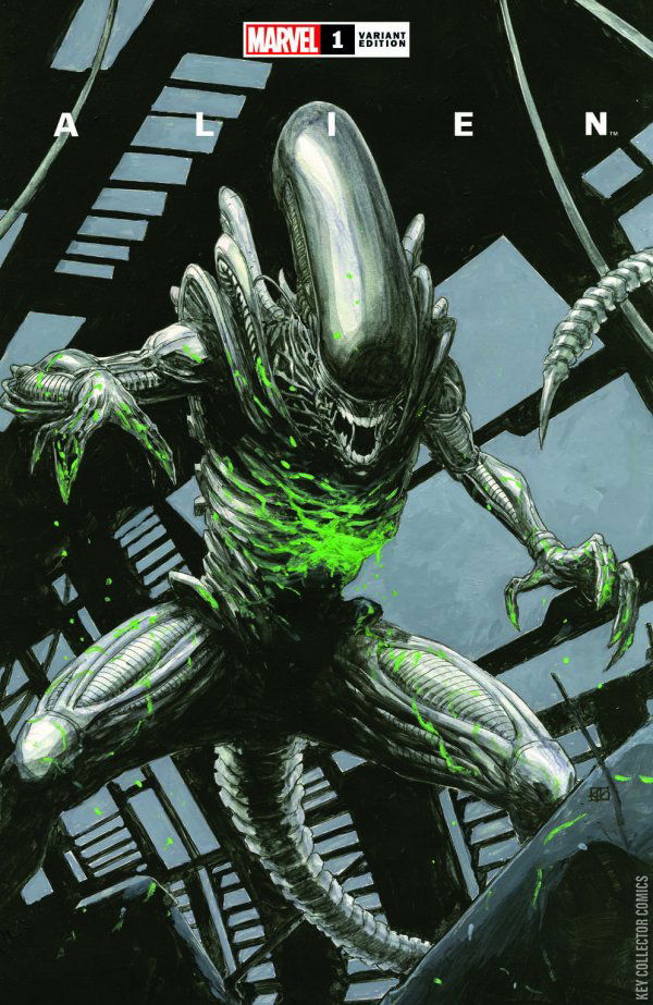 Alien #1 1:200 comic green shops blank