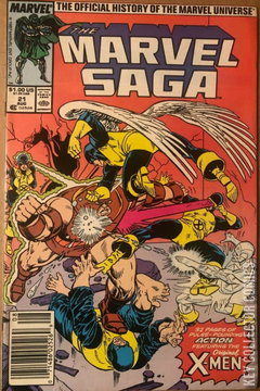 Variant Cover for Marvel Saga: The Official History of the Marvel Universe #21