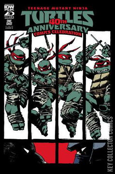 Variant Cover for Teenage Mutant Ninja Turtles 40th Anniversary Comics Celebration #1