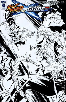 Variant Cover for Street Fighter X G.I. Joe #6