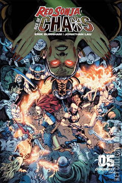 Variant Cover for Red Sonja: Age of Chaos #5